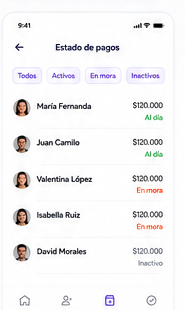 Estado de pagos