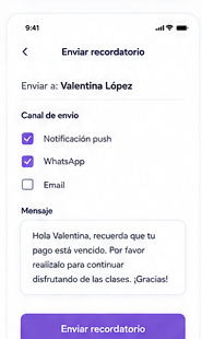 Recordatorio de mora