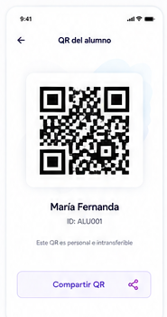 QR del alumno